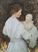 E.Phillips Fox Mother and child Spain oil painting reproduction